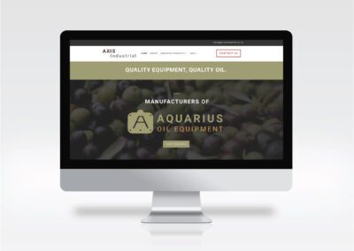 Axis Industrial & Aquarius Branding & Website